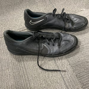 Used Nike TIEMPO Soccer Indoor Shoes Black Senior 10 11614-S000231667
