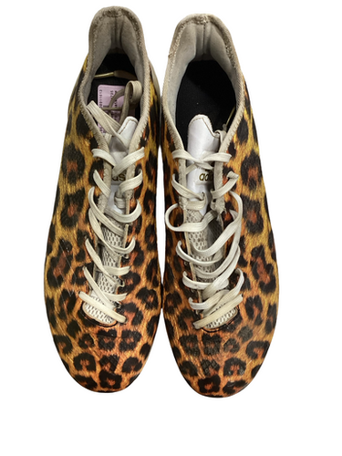 Used Adidas Adult FB Cleats Tan And Black Senior 9 11613-S000177786