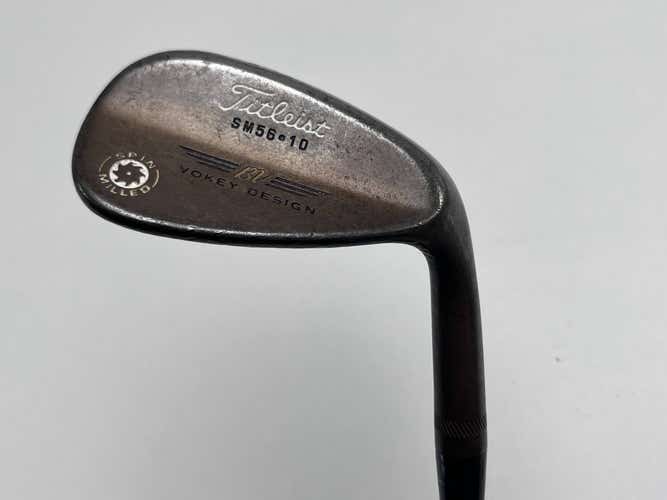 Titleist Vokey Spin Milled CC Black Wedge 56* 10 Bounce Wedge Steel Mens RH
