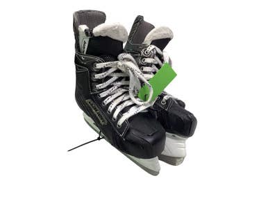 Used Bauer NEXUS 6000 YOUTH HOCKEY SKATES Junior Hockey Skate Black Junior 02 11347-S000264693