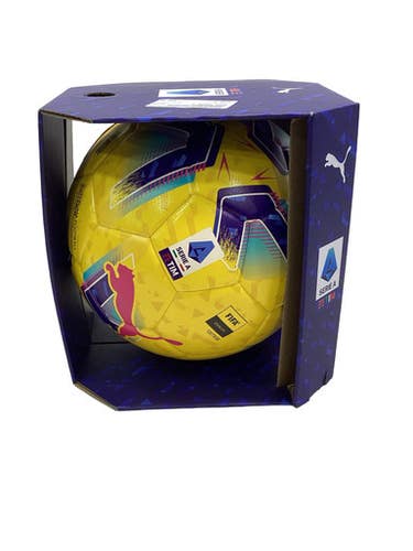 Used Puma SERIE A All Size Soccer Ball Yellow 5 11347-S000264645
