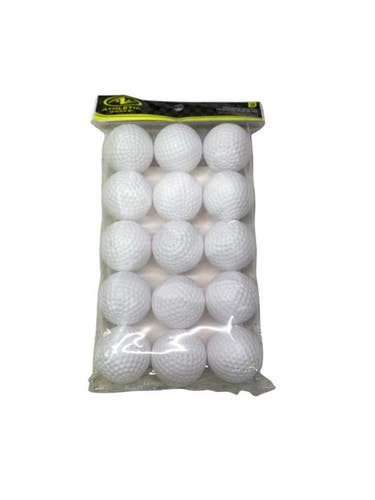 Used PLASTIC GOLF BALLS 15 PC Golf Accessory 11347-S000264631