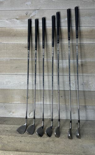 Adams GT3 Irons 3 4 6 8 9 SW LW Lob Sand Wedges Mid Flex Steel RH Set