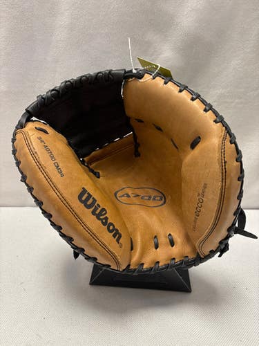 Used Wilson A700 A0700CM34 BB/SB Catchers RH Throw Black And Tan 34" 11490-S000269221