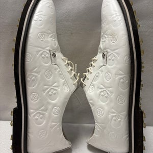 Used G/FORE GALLIVANTER DEBOSSED SKULL TEES Mens Golf Shoes White Senior 12 11490-S000269213