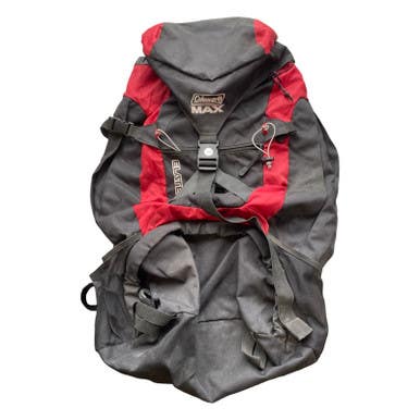 Used Coleman COLEMAN MAX HIKING BACKPACK Backpack Red 11883-S000157967