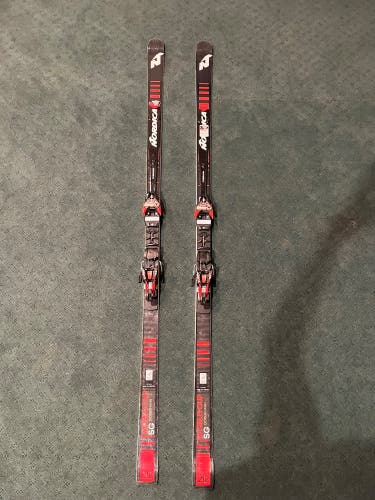 Nordica FIS SG Skis 212cm Men’s With Bindings - Europa Cup Skis