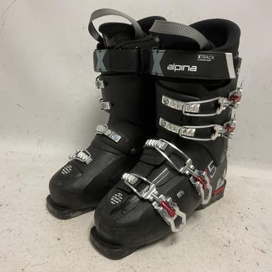 Used Alpina X5 Mens DH Ski Boot Black 265 MP - M08.5 - W09.5 11855-S000199827