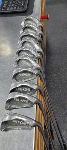 Used Ping ZING WHITE DOT Mens Iron Set RH 2I-GW/AW 11497-S000155826