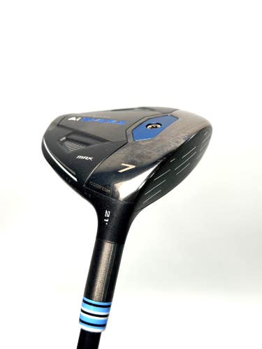 Callaway Ai Smoke Max 7 Wood 21 Tensei 1K Blue 55g Stiff Fairway Wood 43in