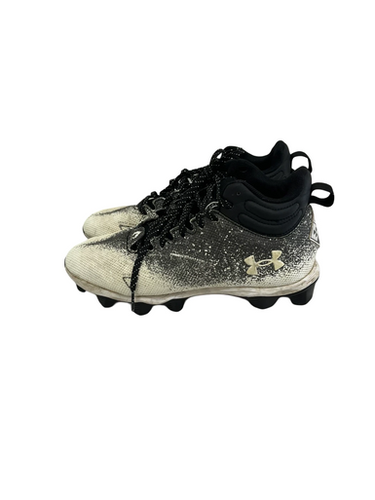 Used Under Armour Spotlight Franchise Adult FB Cleats White And Black Senior 8 11692-S000147080