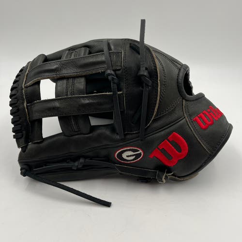 Wilson A2000 1799 Georgia Bulldogs college Issue Lefty 12.75 Outfield Baseball Glove