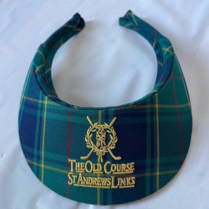 St. Andrews Links golf visor vintage The Old Course
