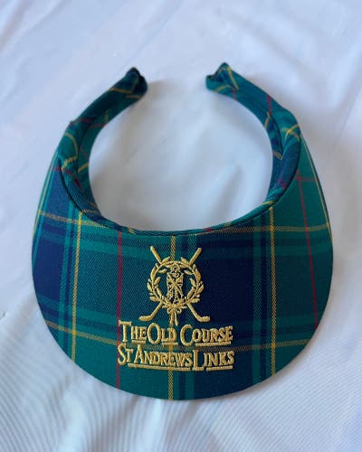 St. Andrews Links golf visor vintage The Old Course