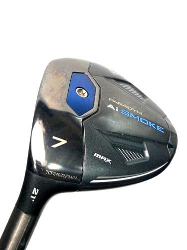 Callaway Ai Smoke Max 7 Wood 21 Left Handed Tensei 1K Black 85g Tour X-Stiff