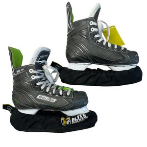 Used Bauer XLS Junior Hockey Skate Grey And Lime Junior 03 11835-S000205746