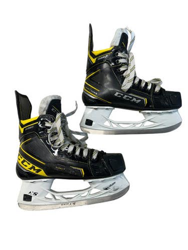 Used CCM 9380 SUPERTACKS Junior Hockey Skate Black And Yellow Junior 03 11835-S000205745