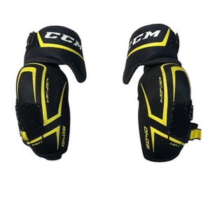 Used CCM TACKS Junior Elbow Pads Black LG 11835-S000205790