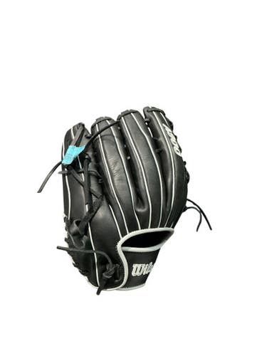 Used Wilson A09RB25PF1892 BB/SB Glove RH Throw Black 12 1/4" 10743-S000476075