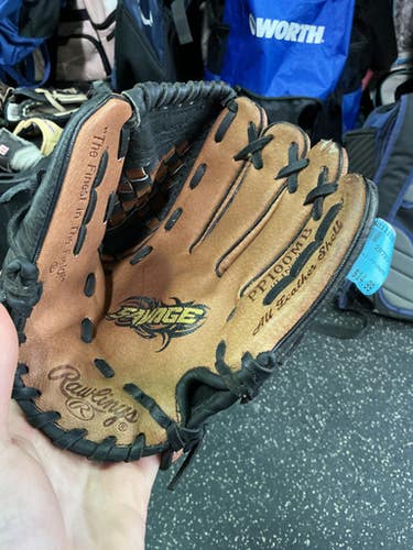 Used Rawlings PP100MB BB/SB Glove RH Throw Brown 10" 10743-C000476093