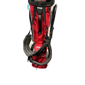 Used Ping HOOPER 14 Mens Stand Bag Red 10743-S000476931
