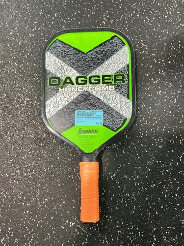 Used Franklin DAGGER HONEYCOMB Pickleball Racquet Green 10743-C000477067