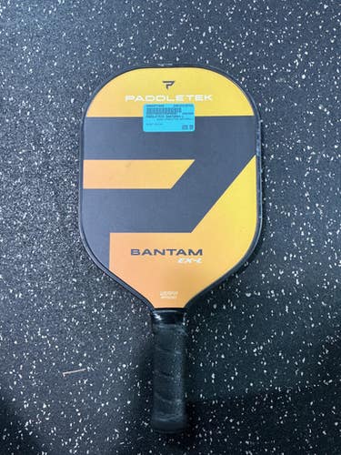 Used PADDLETECK BANTAMEX-L Pickleball Racquet Yellow 10743-S000477095