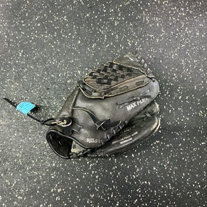 Used Mizuno GPP1100Y1 BB/SB Glove RH Throw Black 10 3/4" 10743-S000478391