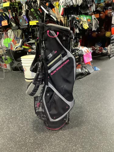 Used Sun Mountain 3.5LS Womens Stand Bag Black 10743-S000478416