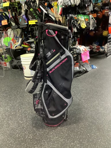 Used Sun Mountain 3.5LS Womens Stand Bag Black 10743-S000478416