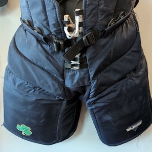 Senior Large 2025 Vaughn Pro Hockey Goalie Pants Pro Stock (Used) NAVY