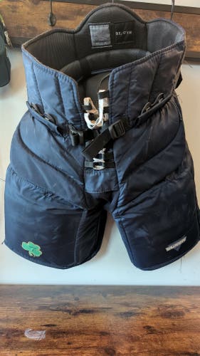 Senior Large 2025 Vaughn Pro Hockey Goalie Pants Pro Stock (Used) NAVY