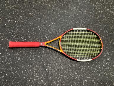 Used Wilson NCODE NPS 95 Adult Tennis Racquet Red 4 1/4" 10743-S000478924