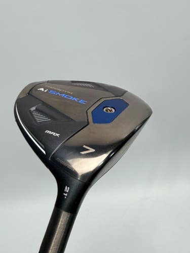 Callaway Ai Smoke Max 7 Wood 21 HZRDUS Silver 60g Stiff Flex Fairway Wood