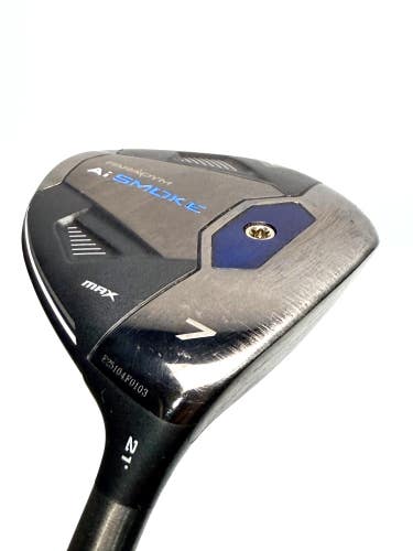 Callaway Ai Smoke Max 7 Wood 21 Denali Charcoal 50g Regular Flex Fairway Wood