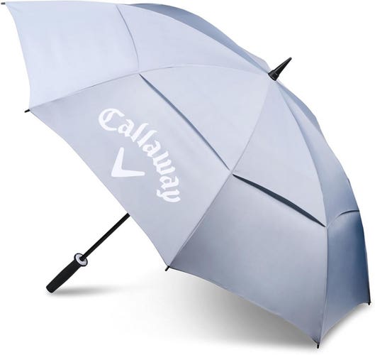 NEW 2026 Callaway Golf Shield 64" Double Canopy Grey Golf Umbrella