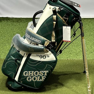 Ghost Golf Limited "Patrons Only" Augusta Green Stand Bag 14-Way Top NEW