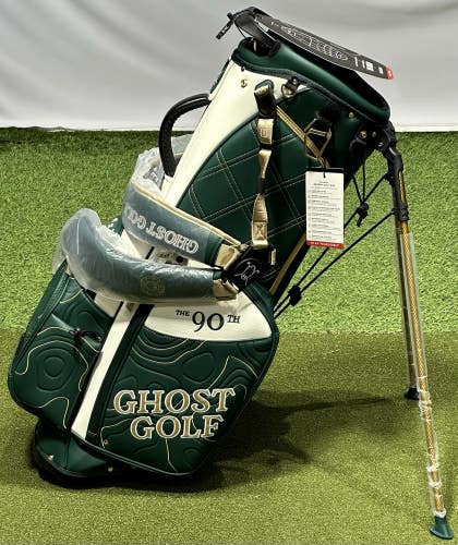 Ghost Golf Limited "Patrons Only" Augusta Green Stand Bag 14-Way Top NEW