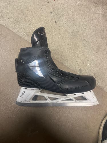 2021 True Custom Pro Hockey Goalie Skates Regular Width 9.5 (Used)