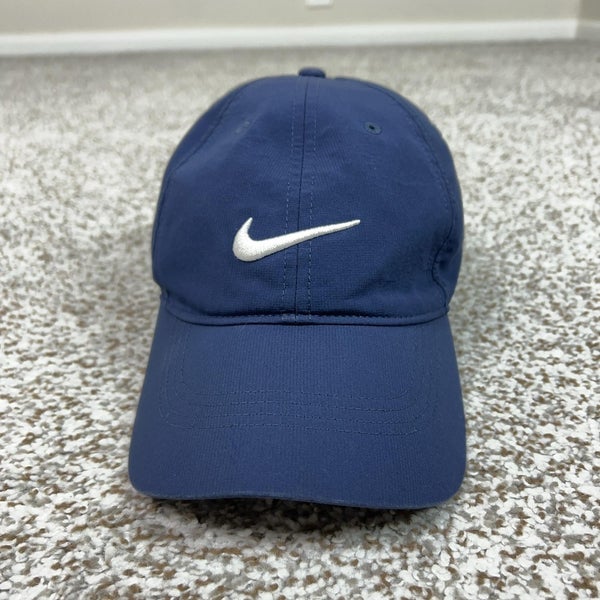 Nike Hat Cap Strap Back Mens One Size Blue Legacy91 Dri-FIT Swoosh Athletic