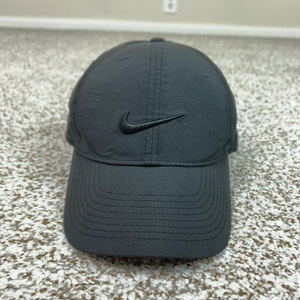Nike Hat Cap Strap Back Mens One Size Black Legacy91 Dri-FIT Swoosh Golf Sports
