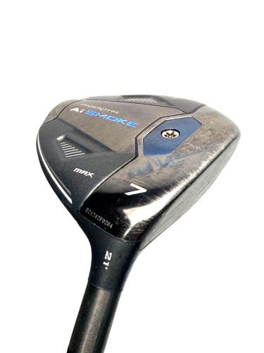 Callaway Ai Smoke Max 7 Wood 21 Tensei Blue 55g Regular Flex Fairway Wood