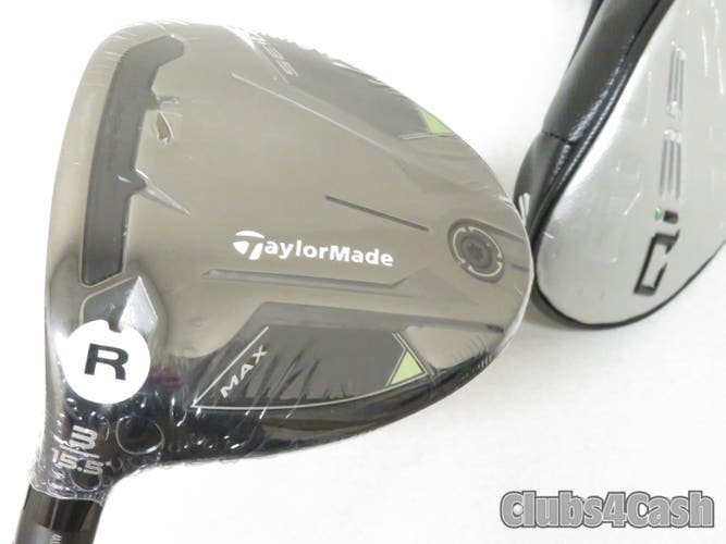 Taylormade Qi35 MAX Fairway 15.5  3 Wood Fujikura AirSpeeder 50-R .. LEFT NEW