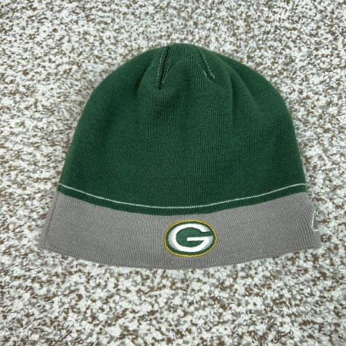 Green Bay Packers Hat Beanie Mens One Size Green NFL Football Reebok Equipment
