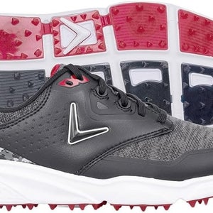 Callaway Mens Coronado v3 SL Golf Shoes Size 8.5 Medium Color: Black/Red NEW