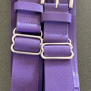 Under Armour 2 youth sized purple baseball belts