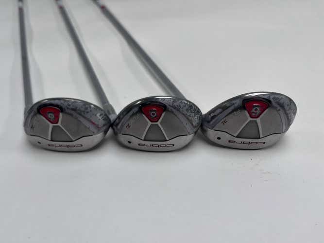 Cobra Fly-Z XL Womens Hybrid Set 4 5 6 25* 28* 31* 55g Ladies Graphite Womens RH