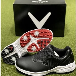 Callaway Solana TRX V2 Waterproof Golf Shoes Size 9.5 Medium (D) Black/Red NEW