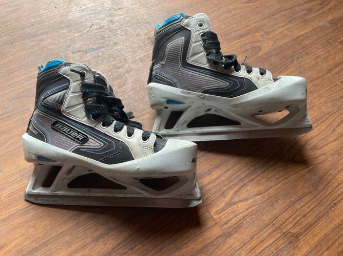 2016 Bauer Reactor 5000 Hockey Goalie Skates Extra Wide Width Size 5 (Used)