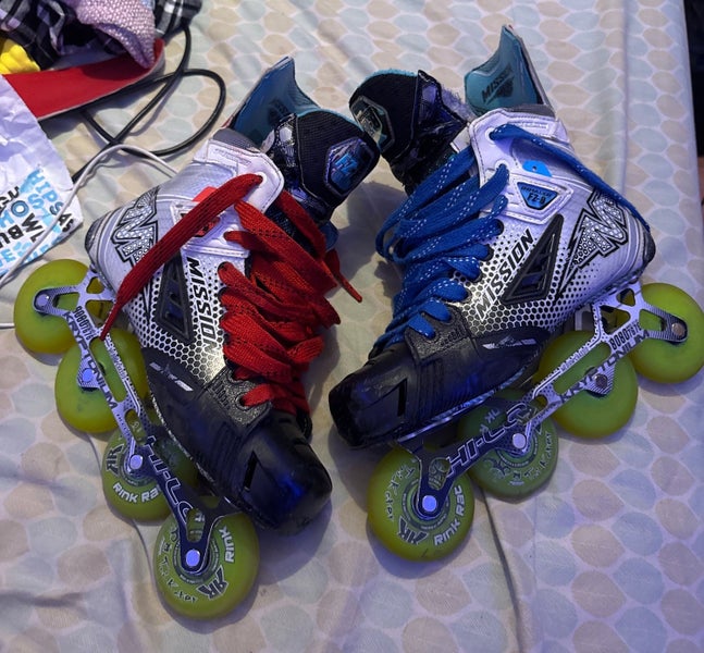 Mission FZ-0 Inline Skates Regular Width Size 8 (Used)